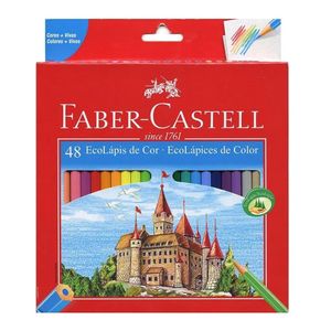 Lápis de Cor Ecolápis 48 cores Faber Castell