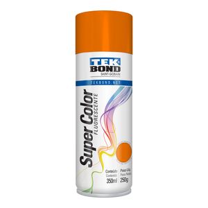 Tinta Spray Fluorescente TekBond 350ml Laranja