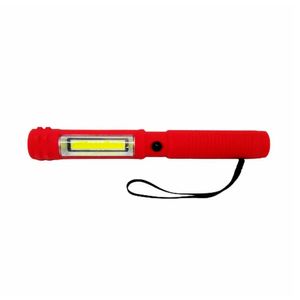 Lanterna Manual Sinalizadora 1 LED + 1COB A Pilha